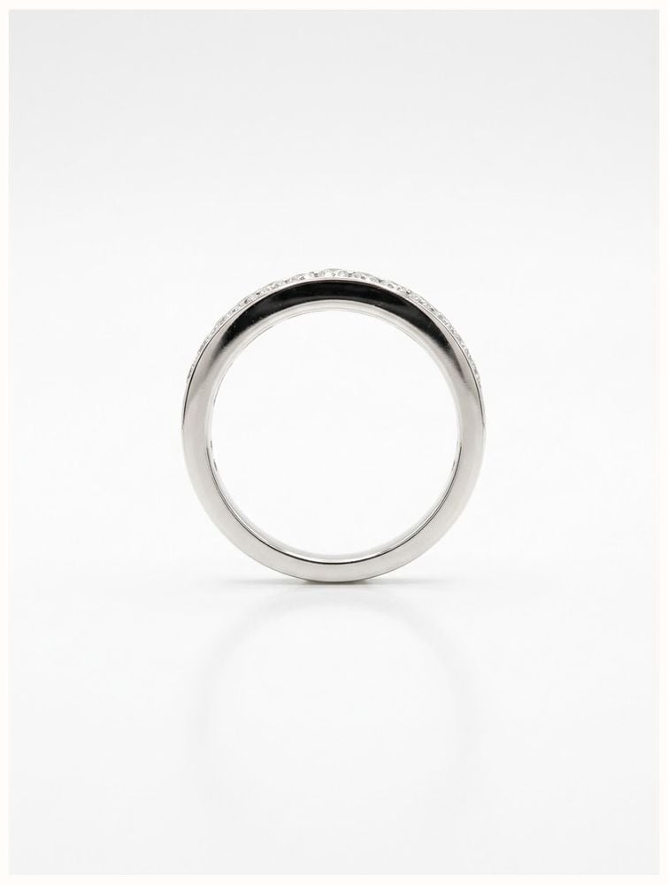12 Stone Baguette Natural Diamonds 18ct White Gold Eternity Ring JM4184 - autre vue 3