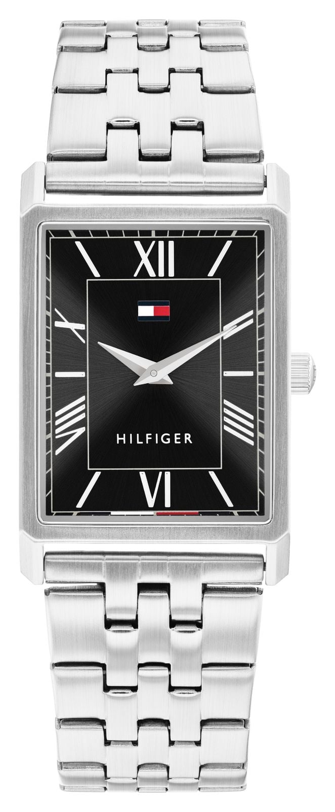 Tommy Hilfiger Ben Edelstahl mit schwarzem Zifferblatt uhr