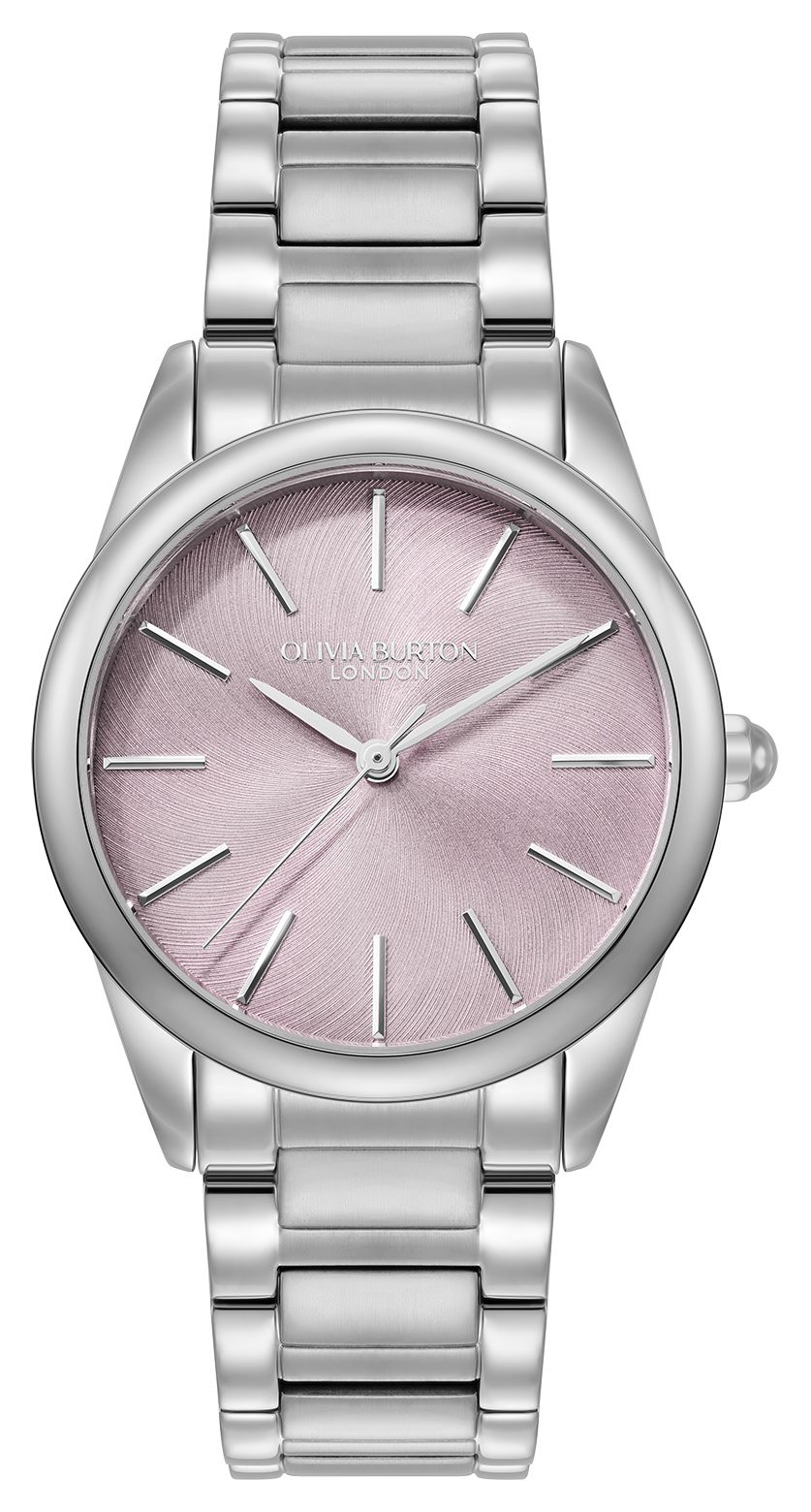 Olivia Burton Cadran rose brillant (34 mm) / bracelet en montre