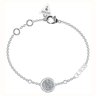 Guess Dreaming Crystal-Set 4G Detail Stainless Steel Bracelet UBB03125RHL
