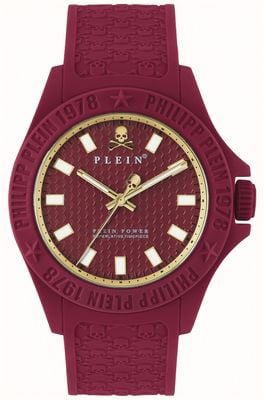 Philipp Plein Plein Power Hyper $port, burgunderfarbenes Zifferblatt / burgunderfarbenes Armband PWKAA0521