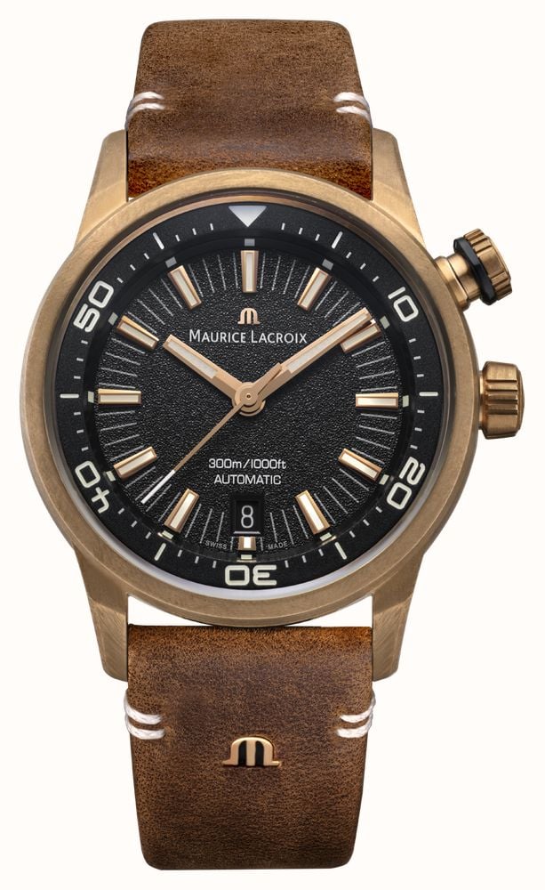 Maurice Lacroix Pontos S Diver Bronze Limited Edition 42mm Black Dial PT6248 BRZ01 330 3 First Class Watches CAN