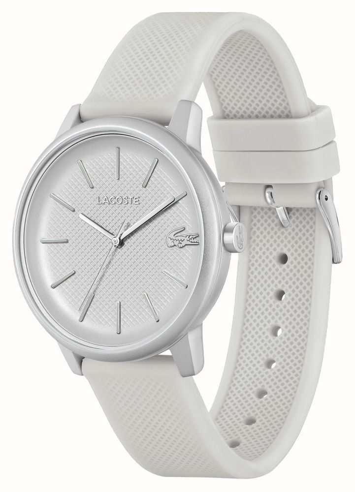 Lacoste Men s 12.12 White Dial White Silicone Strap 2011240 First Class Watches CAN