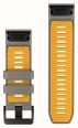 Garmin QuickFit Bands (26mm) Silver Grey/Yellow Flare Silicone with Black Hardware - Strap Only 010-14508-02 - 备用视图 2