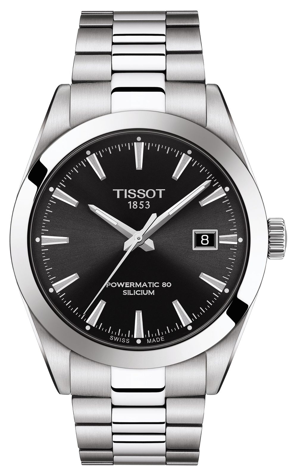 Tissot Gentleman powermatic 80 silicium (40mm) cadran noir montre