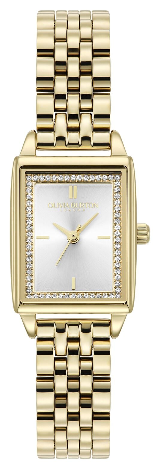 Olivia Burton 21Mm Townhouse Gold White Dial Watch