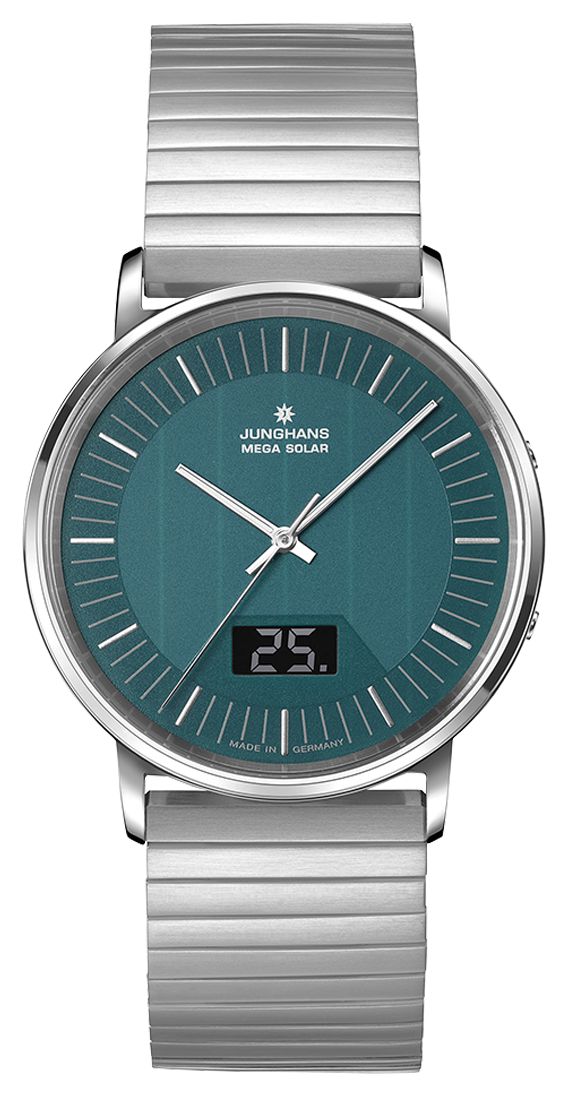 Junghans Milano Mega Solar Radio-Controlled (39.2mm) Green Watch