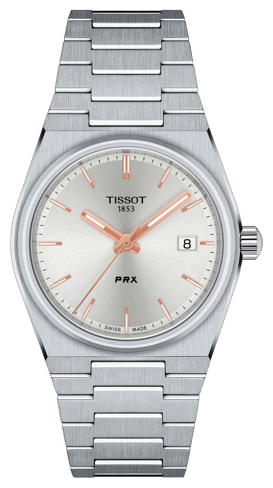 Tissot Prx quartz (35 mm), cadran argentÃ© soleillÃ© / montre