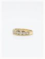 1.03ct Round Brilliant Natural Diamond 9ct Yellow Gold Half Eternity Ring J82244 - alternate view 2