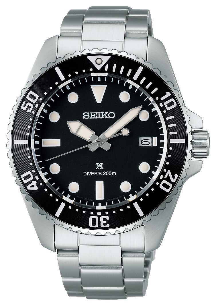 Seiko de plongÃ©e solaire Prospex en noir pur (41 mm montre