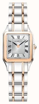 Herbelin Luna Quartz Rose-Gold (24mm) Silver Dial / Two-Tone Stainless Steel 17457BTR01