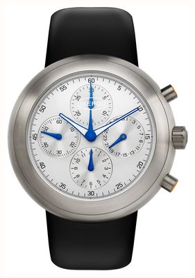 IKEPOD HEMIPOD gen3 02 Automatic (44mm) White Dial / Black Rubber Strap HE02-RU-LB