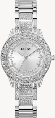 Guess 女款流星款（36 毫米）银色表盘/不锈钢表链 GW0746L1