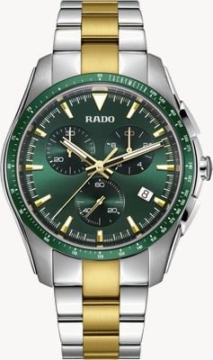 RADO HyperChrome Chronograph (44.9mm) Green Dial / Two Tone Stainless Steel Bracelet R32259323