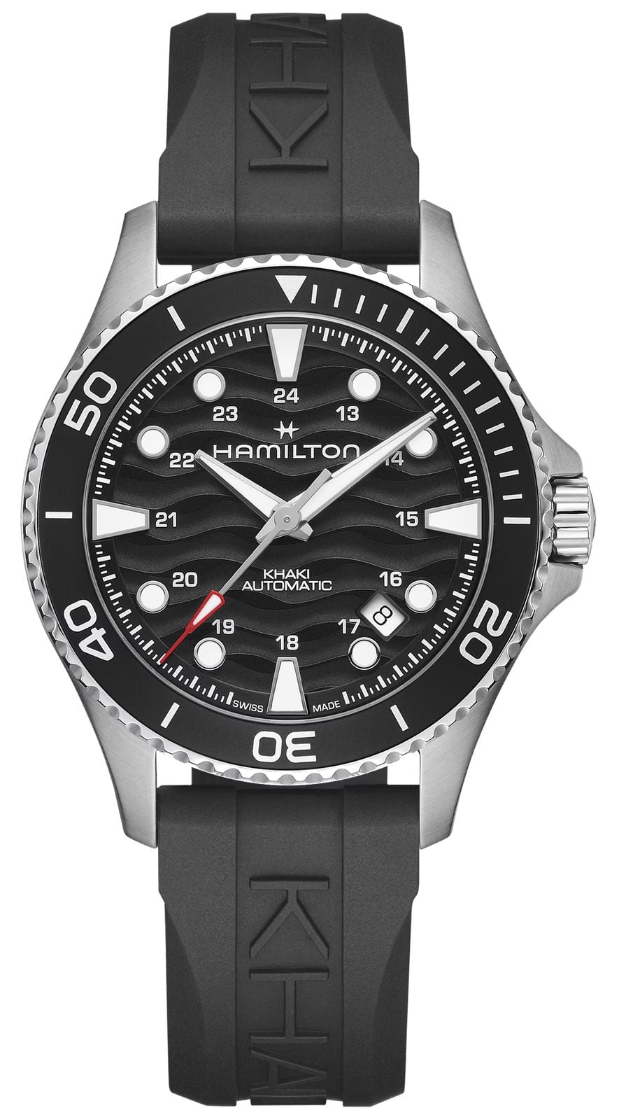 Hamilton FusÃ©e automatique kaki marine (40 mm), cadran noir montre