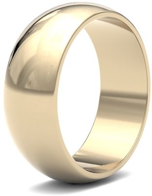 James Moore & Co | 9ct 黄金 | 7毫米 | 轻盈 | D 型尺寸 | ag_7gld-9y AG_7GLD-9Y