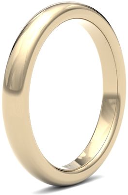 James Moore Wedding Rings | 9ct Yellow Gold | 2.5mm | ExtraHeavy | Premium Court | AG_2.5LZP-9Y