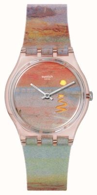 Swatch X tate - Turner's dieprode zonsondergang - swatch kunstreis SO28Z700C