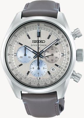 Seiko Prospex Speedtimer “Grand Touring” Mechanical Chronograph in Silver Grey HBD002J1