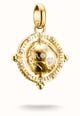 Thomas Sabo Thomas Sabo Charming Connect 18ct Gold Plated Globe Charm CC1348-M01-14