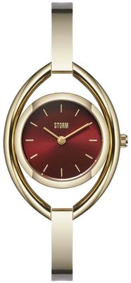 STORM ORLENA Quartz (31mm) Deep Red Dial / Gold PVD Stainless Steel Bracelet 47563/GD/R