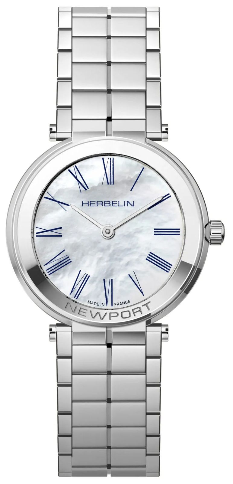 Ladies Newport Slim (32mm) Mother-of-Pearl Watch - Herbelin - Modalova