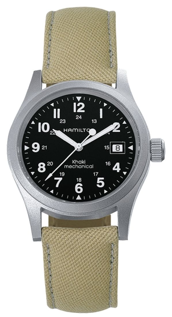 Hamilton MÃ©canique d'officier de terrain kaki (38 mm) montre