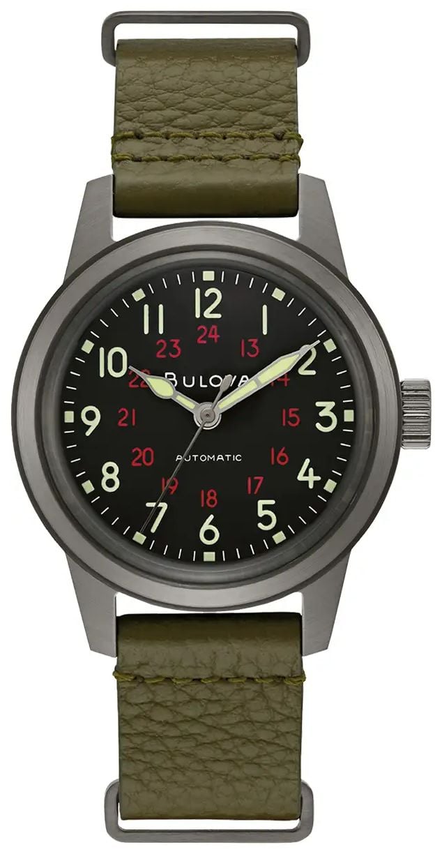 Bulova automatique Â« hack Â» d'inspiration militaire montre