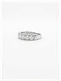 1.50ct Round Brilliant Natural Diamond 18ct White Gold Half Eternity Ring JM5450 - widok alternatywny 2
