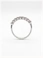 James Moore & Co 0.20ct Round Brilliant Natural Diamond 18ct White Gold Half Eternity Ring J49913 - 备用视图 3