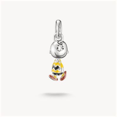Thomas Sabo Silver Charm Pendant Charlie Brown PEANUTS Connect CC1304-664-4