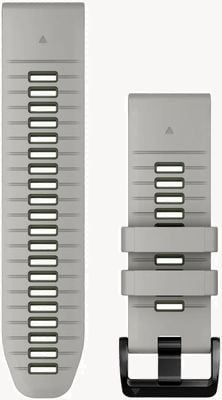 Garmin QuickFit® 26 Strap Only Fog Grey/Moss Silicone 010-13281-08