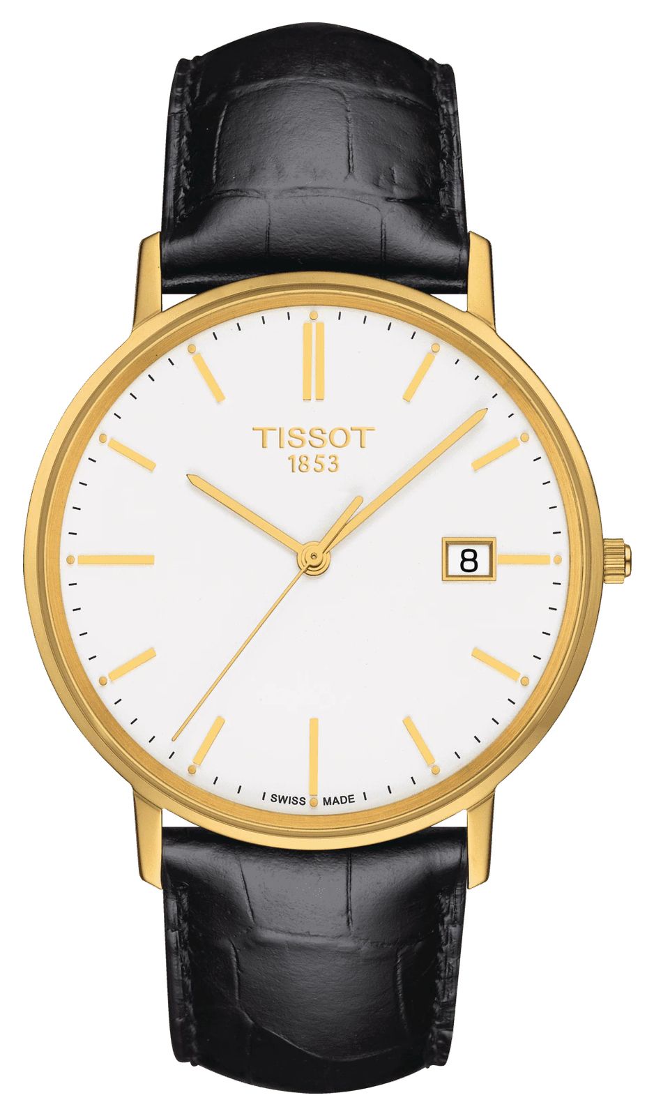 Tissot Bracelet en cuir or 18 carats saphir Goldrun montre