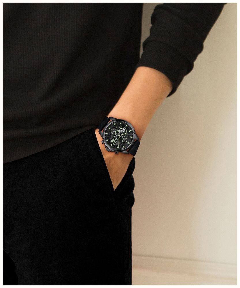 Lacoste Arthor Skeleton Black silicone Watch 2011537 - alternate view 4