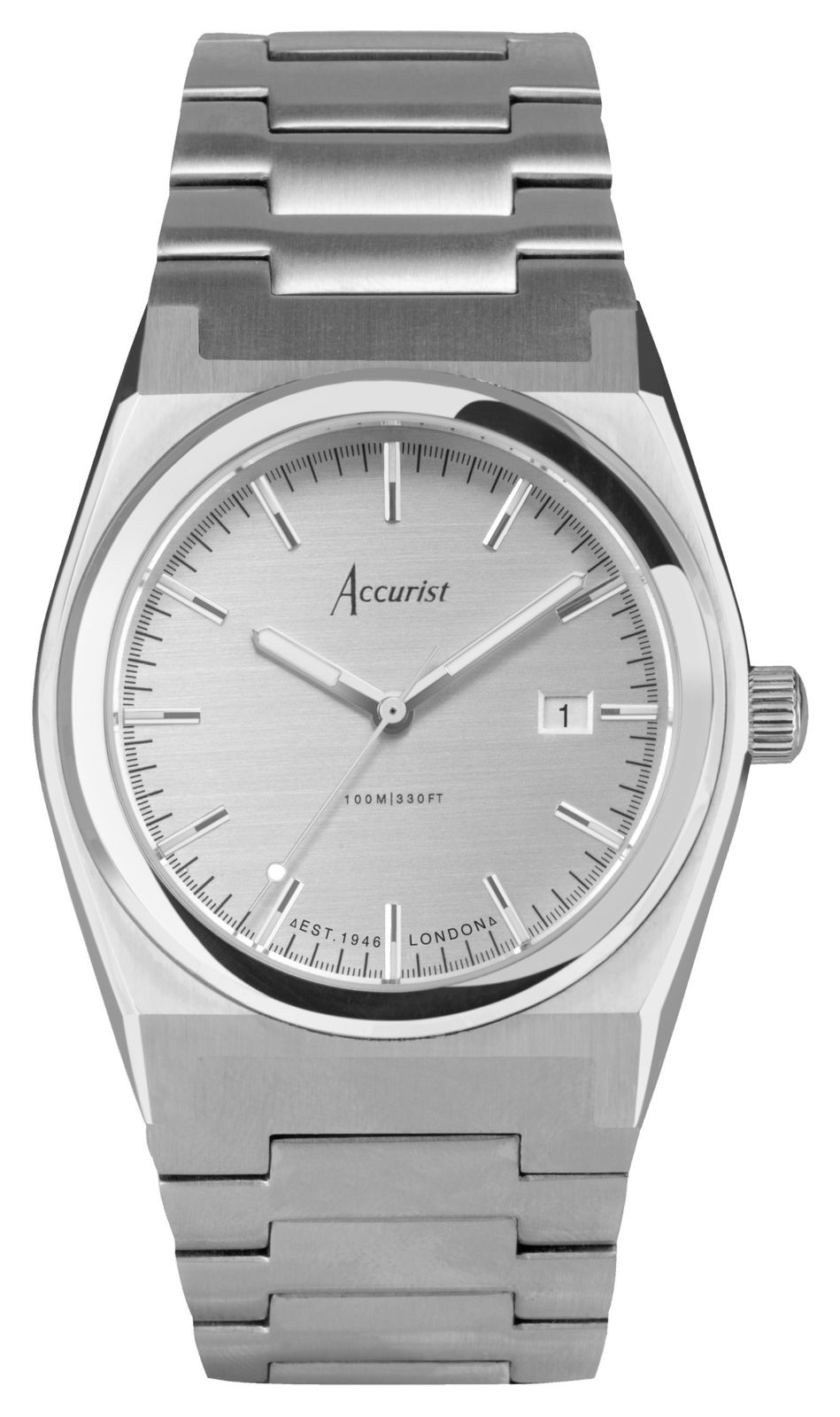 Accurist Origine homme (41 mm) cadran argentÃ© / bracelet en montre