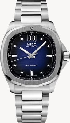 MIDO Multifort TV Big Date Automatic (40mm) Blue Gradient Dial / Stainless Steel Bracelet M0495261104100