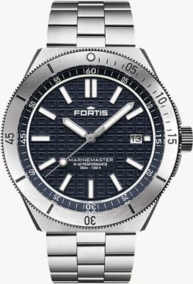 FORTIS Marinemaster M-40 Performance Gravity Black (40 mm) Edelstahl-Blockarmband F8120027