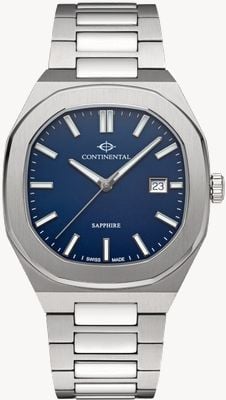 Continental Contemporary Octagon (41mm) Blue Dial / Stainless Steel Bracelet 23501-GD101830