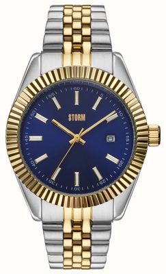 STORM Roxton Gold Blue (40mm) Blue Dial / Two-Tone Stainless Steel 47532/GD/B