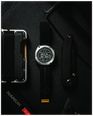 RZE UTD-8000 Multi-Function 'Anthracite' (42mm) Negative Display / Black Fabric Strap Watch UTD-8000-ANT - 备用视图 3