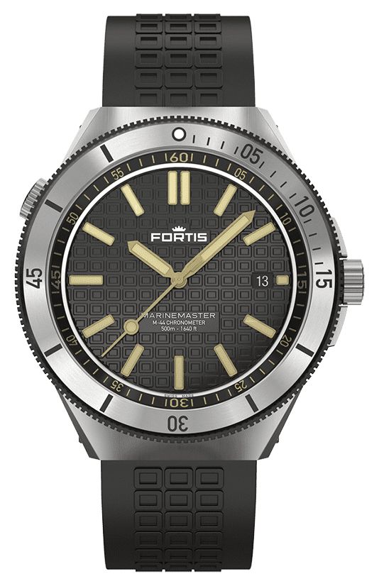 FORTIS Marinemaster M-44 Chronometer Black Resin (44mm) Watc