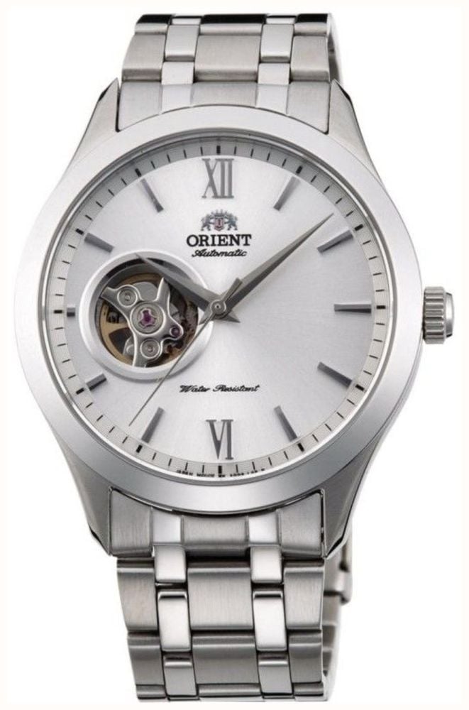 Orient Bambino Open-Heart Mechanical Silver Dial