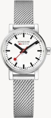 Mondaine Women's Evo2 Petite 26mm Stainless Steel Mesh Watch MSE.26110.SM