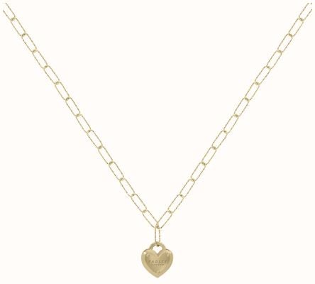 Radley Jewellery Padlock Lane 18ct Gold Plated Heart Padlock Necklace RYJ2448S