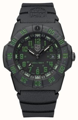 Luminox Navy Seal 3550 Series (44mm) Black Dial / Black NBR Rubber Strap Watch XS.3567
