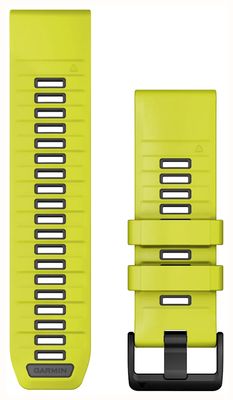 Garmin Только ремешок для часов Quickfit® 26, ярко-желтый/графитовый силикон 010-13393-08
