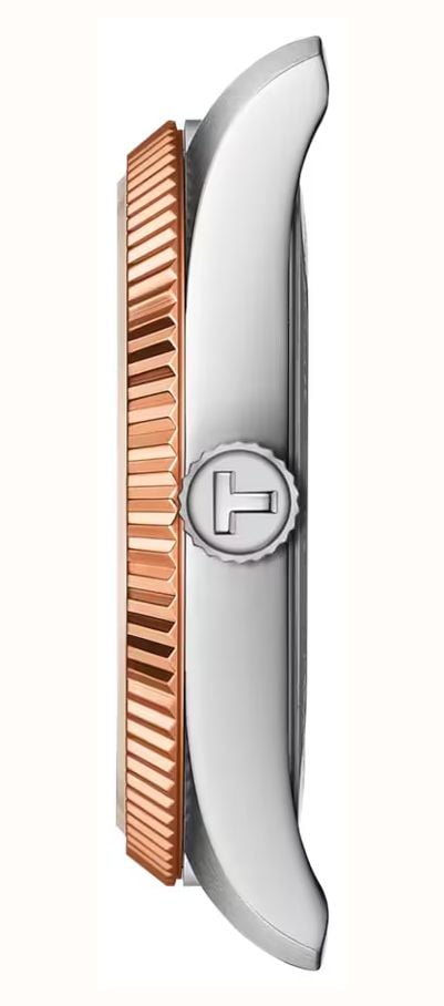 Tissot Ballade 34mm Ladies Watch Silver And Rose Gold T1560102203101 - 备用视图 3