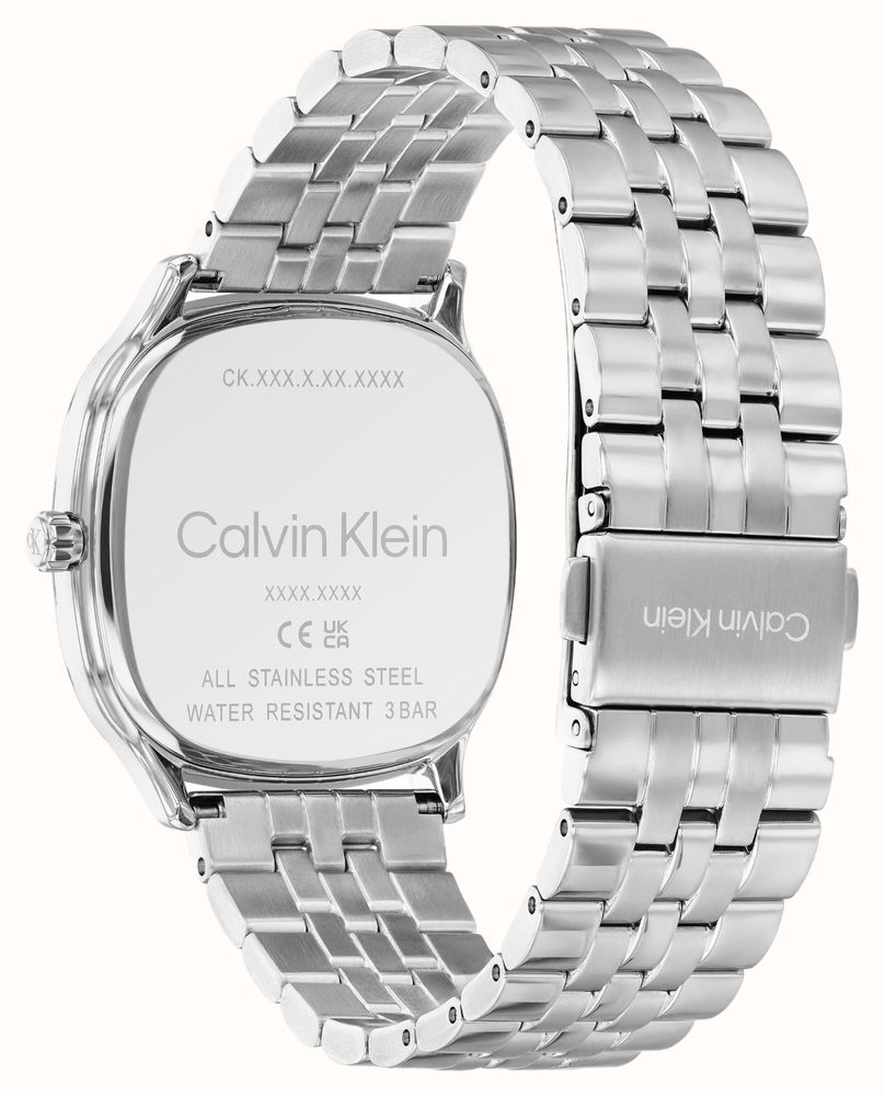 Calvin Klein CK Shape Quartz (37mm) Blue Sunray Dial / Stainless Steel Bracelet 25200580 - vista alternativa 3