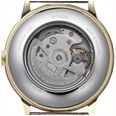 Orient Men's Automatic Gold Tone Stainless Steel Case Brown Leather Strap With Domed Mineral Crystal RA-AC0028S30B - vue alternative 3