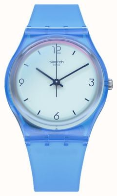 Swatch Męski zegarek w kolorze łabędzia oceanicznego GS165